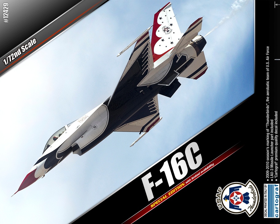 12429  авиация  F-16C "Thunderbird" (1:72)