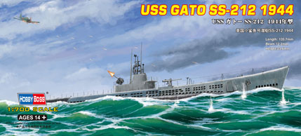 87013  флот  USS GATO SS-212 1944  (1:700)