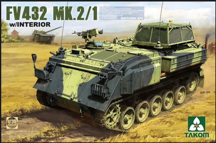 2066  техника и вооружение  БТР  FV432 MK.2/1  (1:35)