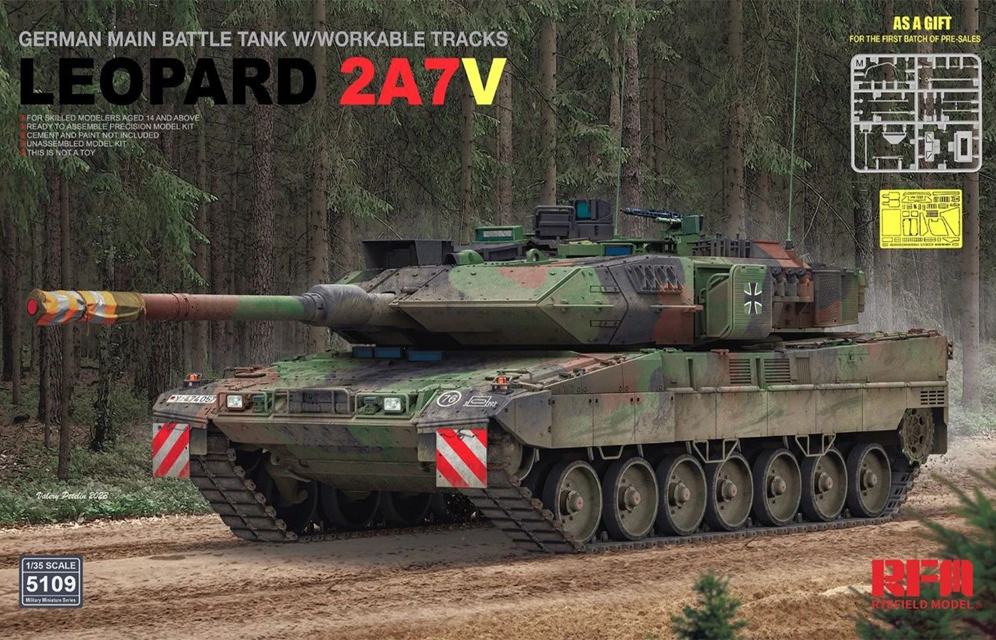 RM-5109  техника и вооружение  Leopard 2A7V  (1:35)