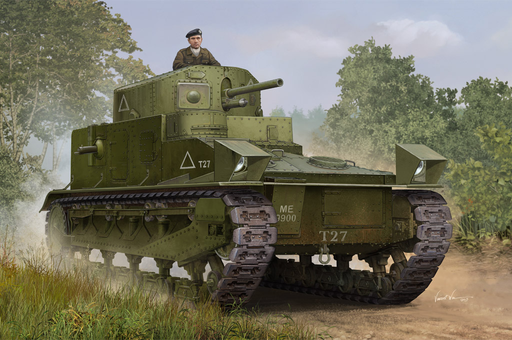 83878  техника и вооружение  Vickers Medium Tank MK I  (1:35)