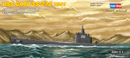 87012  флот  USS GATO SS-212 1941  (1:700)