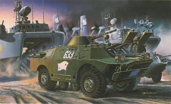 3513  техника и вооружение  БТР BRDM-2 (1:35)