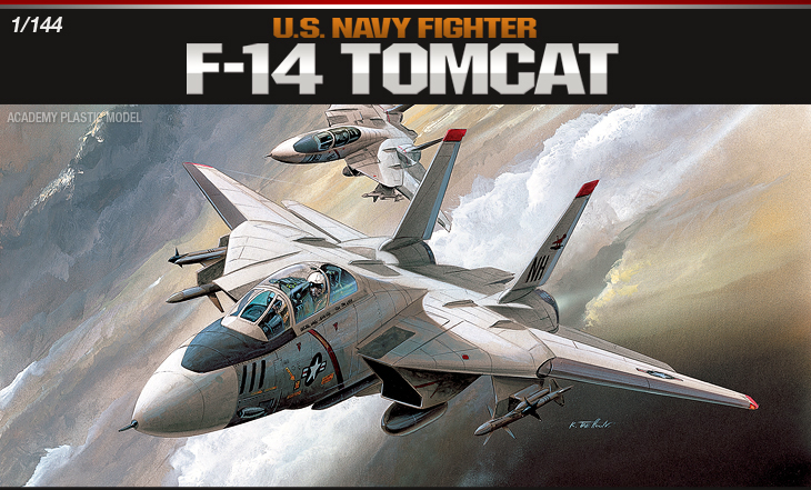 12608  авиация  F-14 Tomcat  (1:144)