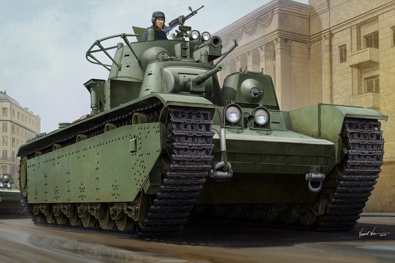 83843  техника и вооружение  Soviet T-35 Heavy Tank 1938/1939  (1:35)