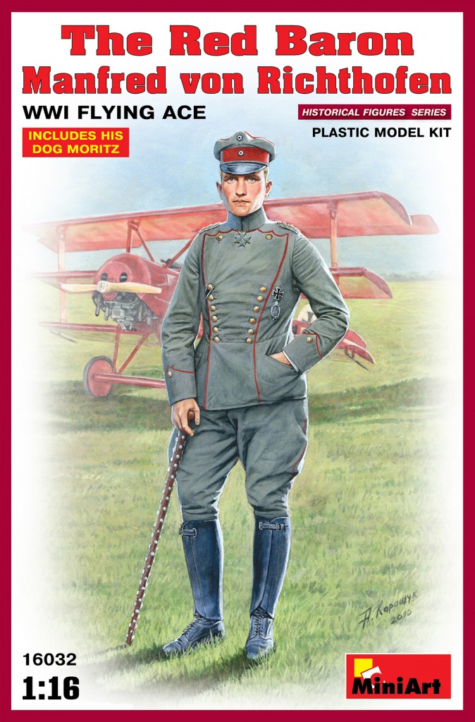 16032  фигуры  THE RED BARON Manfred von Richthofen WWI FLYING ACE  (1:16)