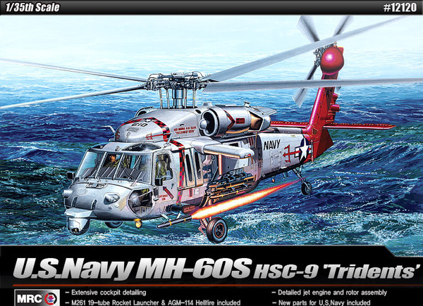 12120  авиация  MH-60S HSC-9 "Tridents" (1:35)
