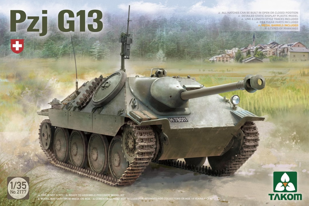 2177  техника и вооружение  Pzj G13  (1:35)