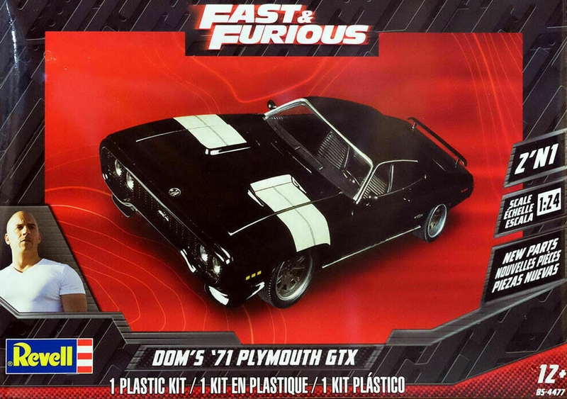 14477  автомобили и мотоциклы  Plymouth GTX 1971 (х/ф Форсаж)  (1:24)