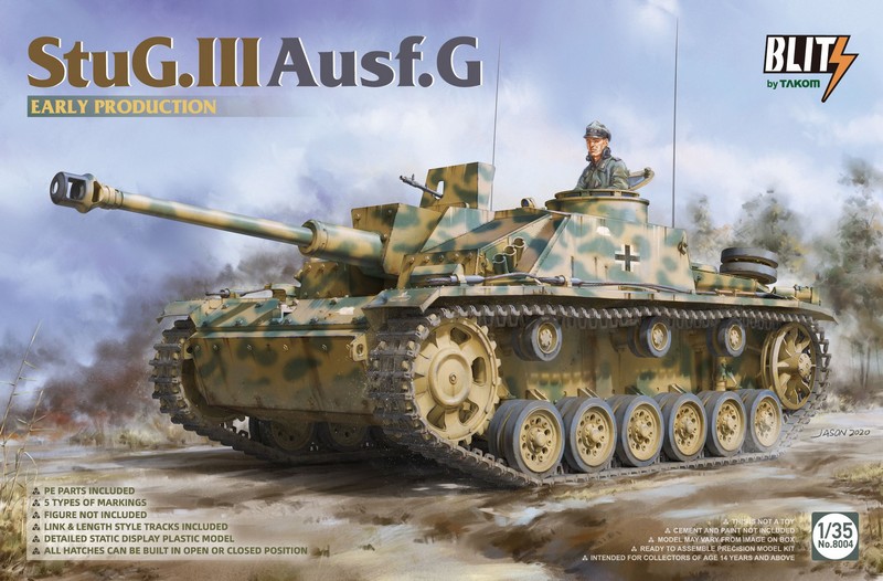 8004  техника и вооружение StuG.III Ausf.G Early Production  (1:35)