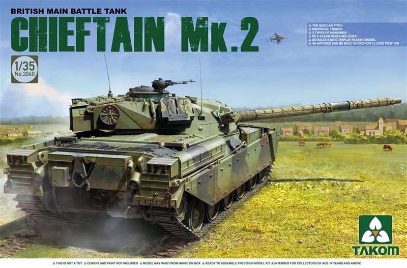 2040  техника и вооружение  Chieftain Mk.2  (1:35)