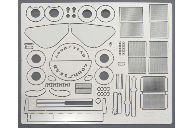 72131  фототравление  Etching Parts for Ferrari 312T2 1976  (1:20)