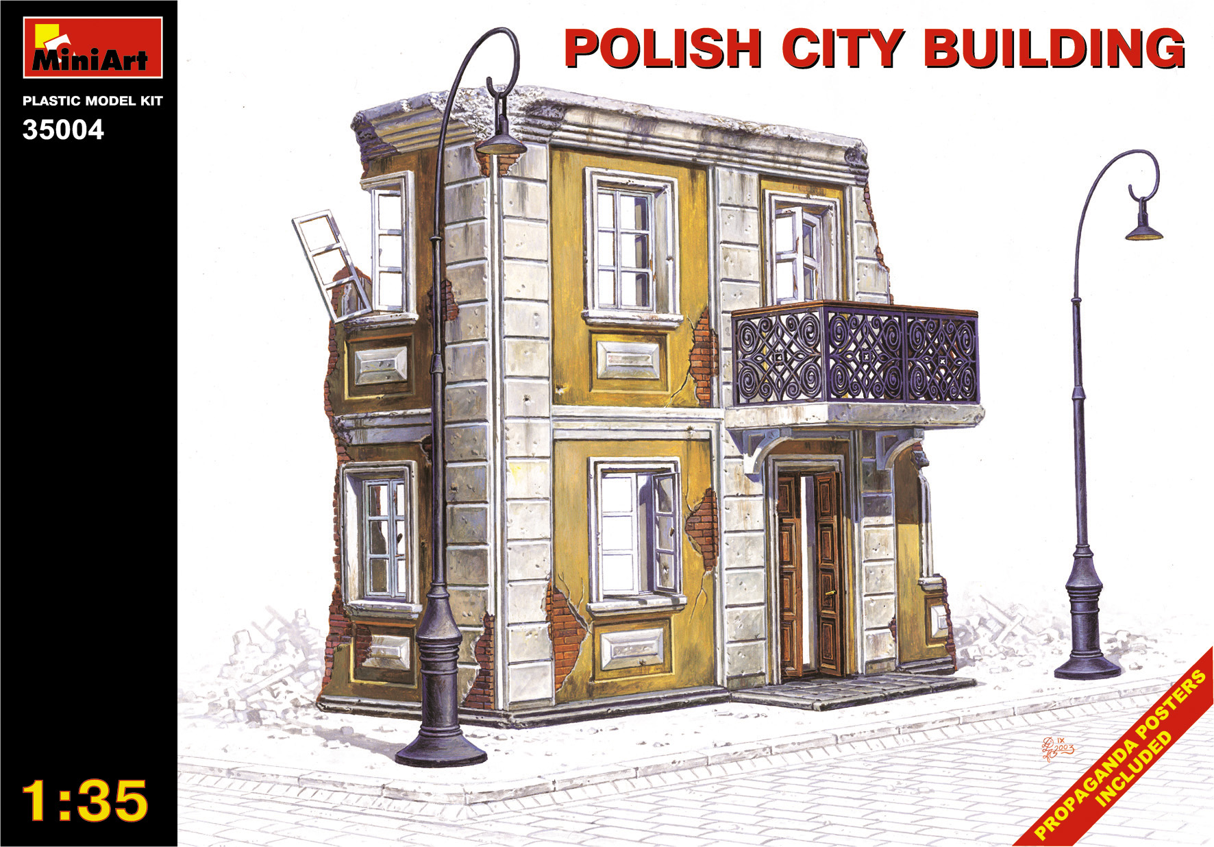 35004  наборы для диорам  POLISH CITY BUILDING  (1:35)