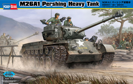 82425  техника и вооружение  M26A1 Pershing Heavy Tank (1:35)