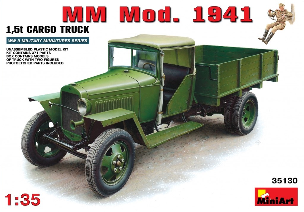 35130  техника и вооружение  MM Mod.1941 1,5t CARGO TRUCK  (1:35)