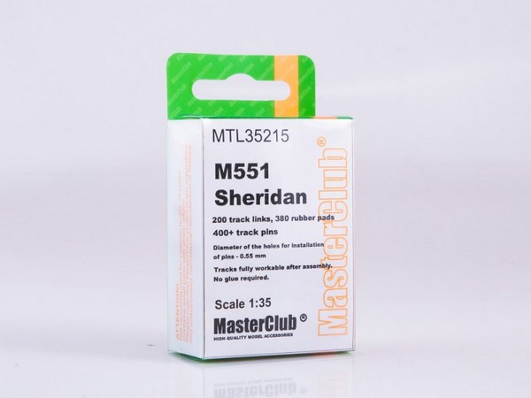 MTL-35215  траки наборные  M551 Sheridan  (1:35)