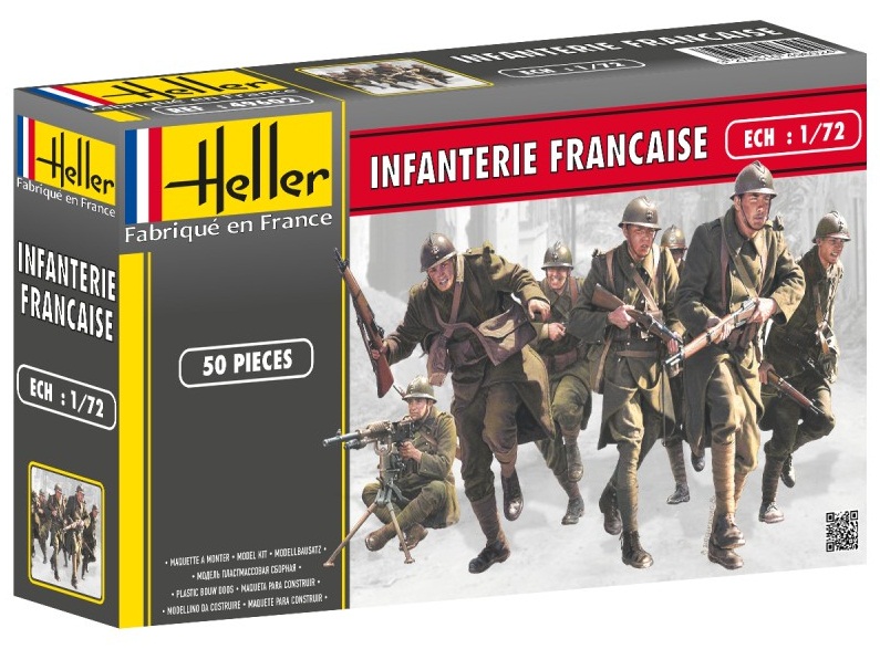 49602  фигуры  Французская пехота (1:72)