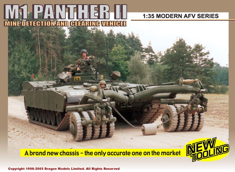 3534  техника и вооружение  M1 Panther II  (1:35)