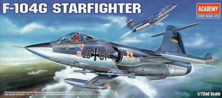 12443  авиация  F-104G Starfighter  (1:72)