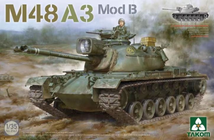 2162  техника и вооружение  M48A3 Mod B  (1:35)