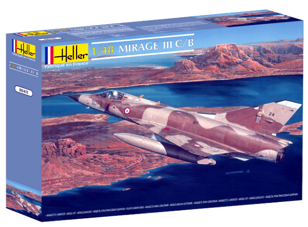 80411  авиация  Mirage III C/B  (1:48)