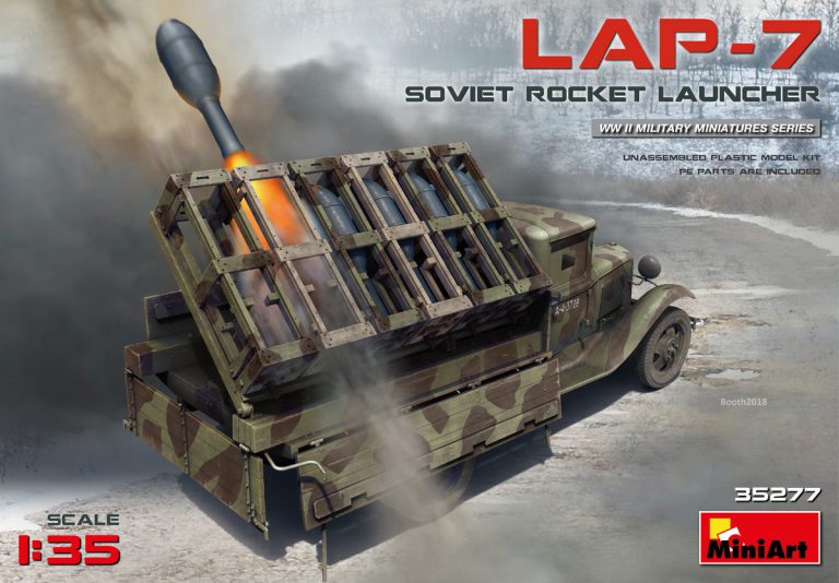 35277  техника и вооружение  LAP-7 SOVIET ROCKET LAUNCHER  (1:35)