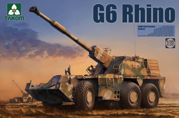 2052  техника и вооружение  G6 Rhino SANDF Self-Propelled Howitzer  (1:35)
