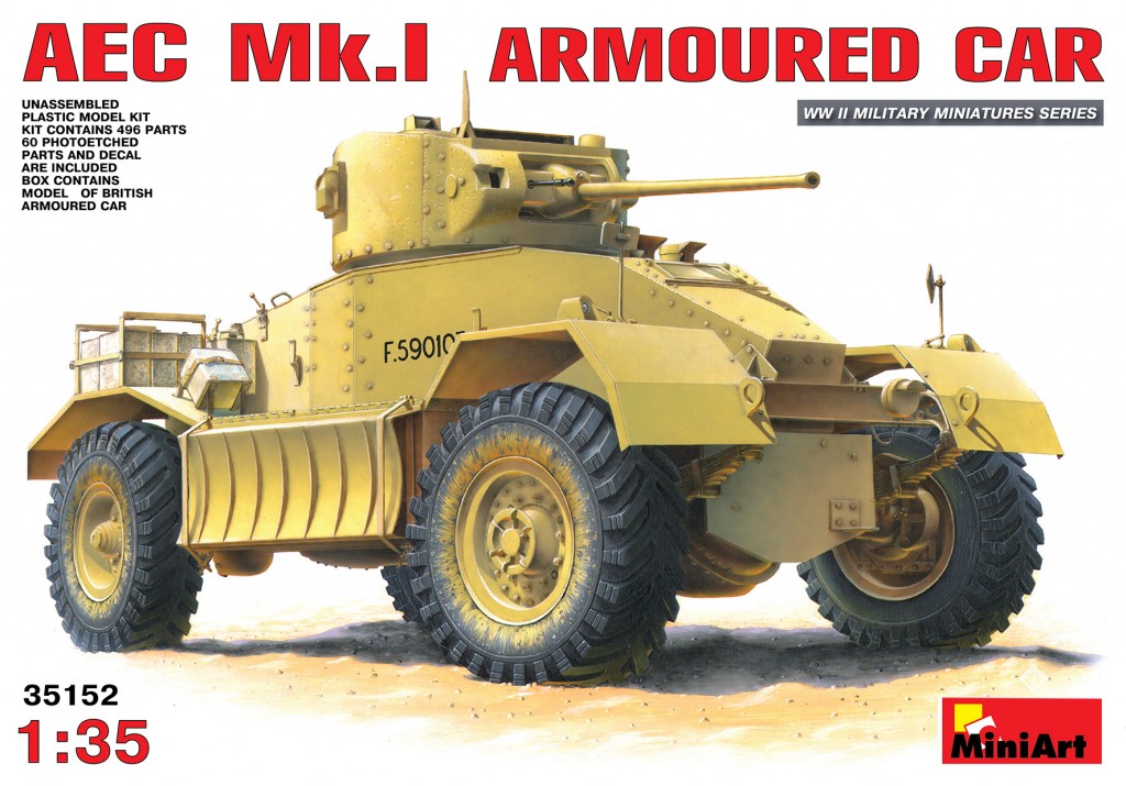 35152  техника и вооружение  AEC Mk.I ARMOURED CAR  (1:35)
