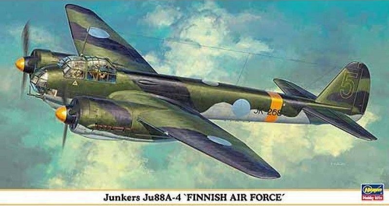 00939  авиация  JUNKERS Ju88A-4 FINNISH AIR FORCE  (1:72)