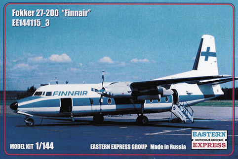 144115-3  авиация  Fokker F-27-200 Finnair (1:144)