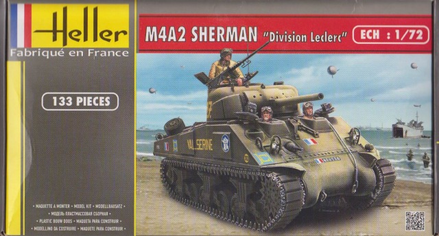 79894  техника и вооружение  M4A2 SHERMAN "DIVISION LECLERC" (1:72)