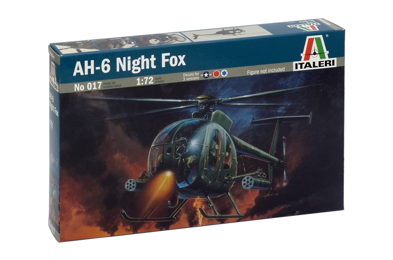 0017  авиация  AH-6 NIGHT FOX  (1:72)