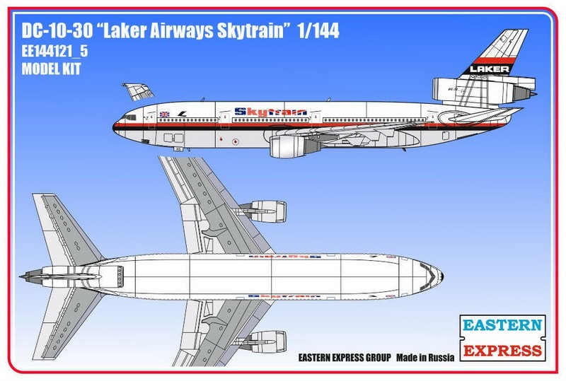 144121_5  авиация  DC-10-30 Laker Airways Skytrain (1:144)