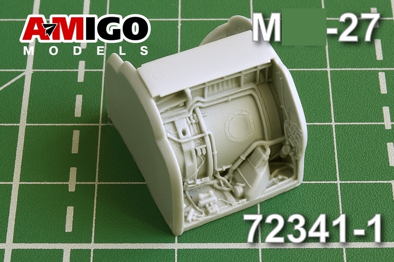 AMG 72341-1  дополнения из смолы  Ниши шасси М&Г-27 (ART model)  (1:72)