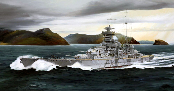 05766  флот  German Heavy cruiser Prinz Eugen 1942  (1:700)