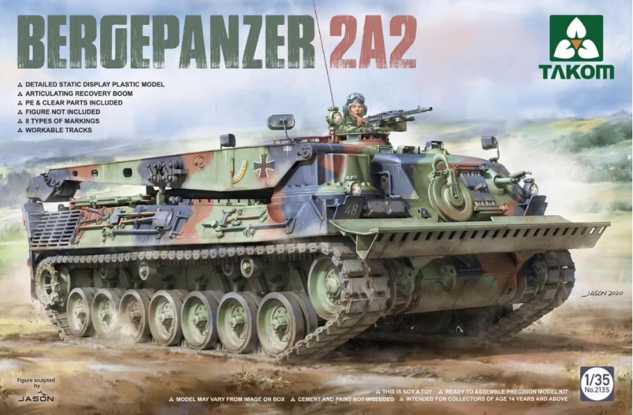 2135  техника и вооружение  Bergepanzer 2A2  (1:35)