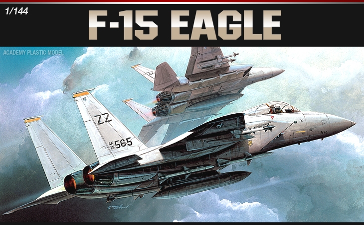 12609  авиация  F-15C  (1:144)