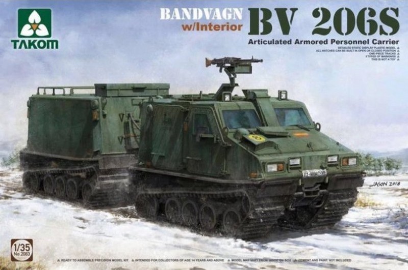 2083  техника и вооружение  Bandvagn BV 206S  (1:35)