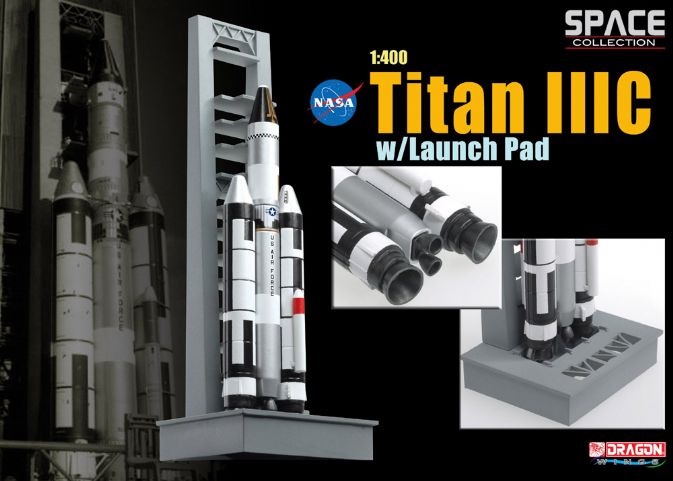 56228  космос  Titan IIIC w/Launch Pad  (1:400)
