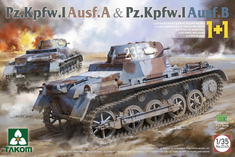 2145  техника и вооружение  Pz.Kpfw.I Ausf.A & Pz.Kpfw.I Ausf.B  (1:35)