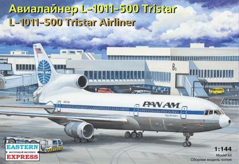 144114  авиация L-1011-500 Tristar PANAM (1:144)