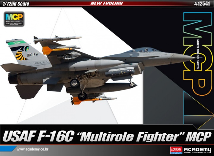 12541  авиация  USAF F-16C "Multirole Fighter"  (1:72)