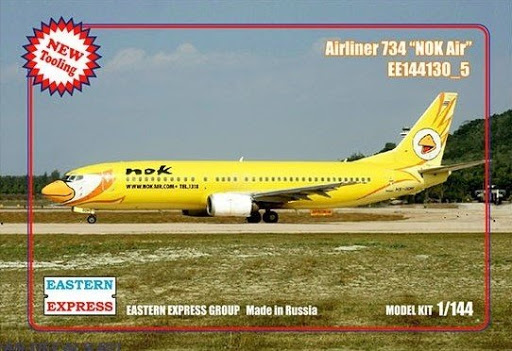 144130-5  авиация  Airliner 734 NOK Air (1:144)