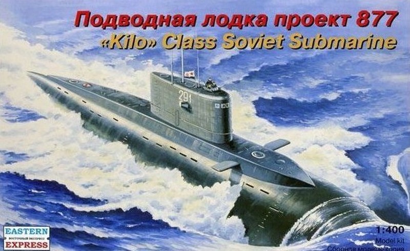 40007  флот  Подводная лодка проект 877 "Kilo"  (1:400)