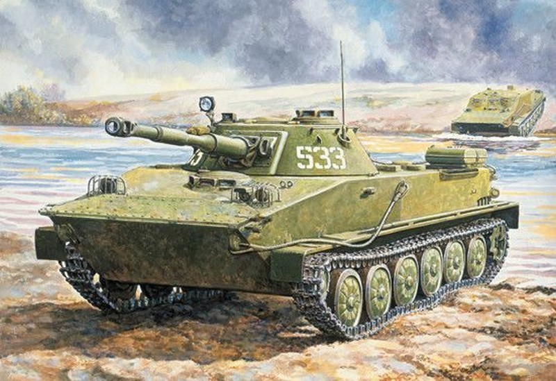 35171  техника и вооружение  ПТ-76 (1:35)
