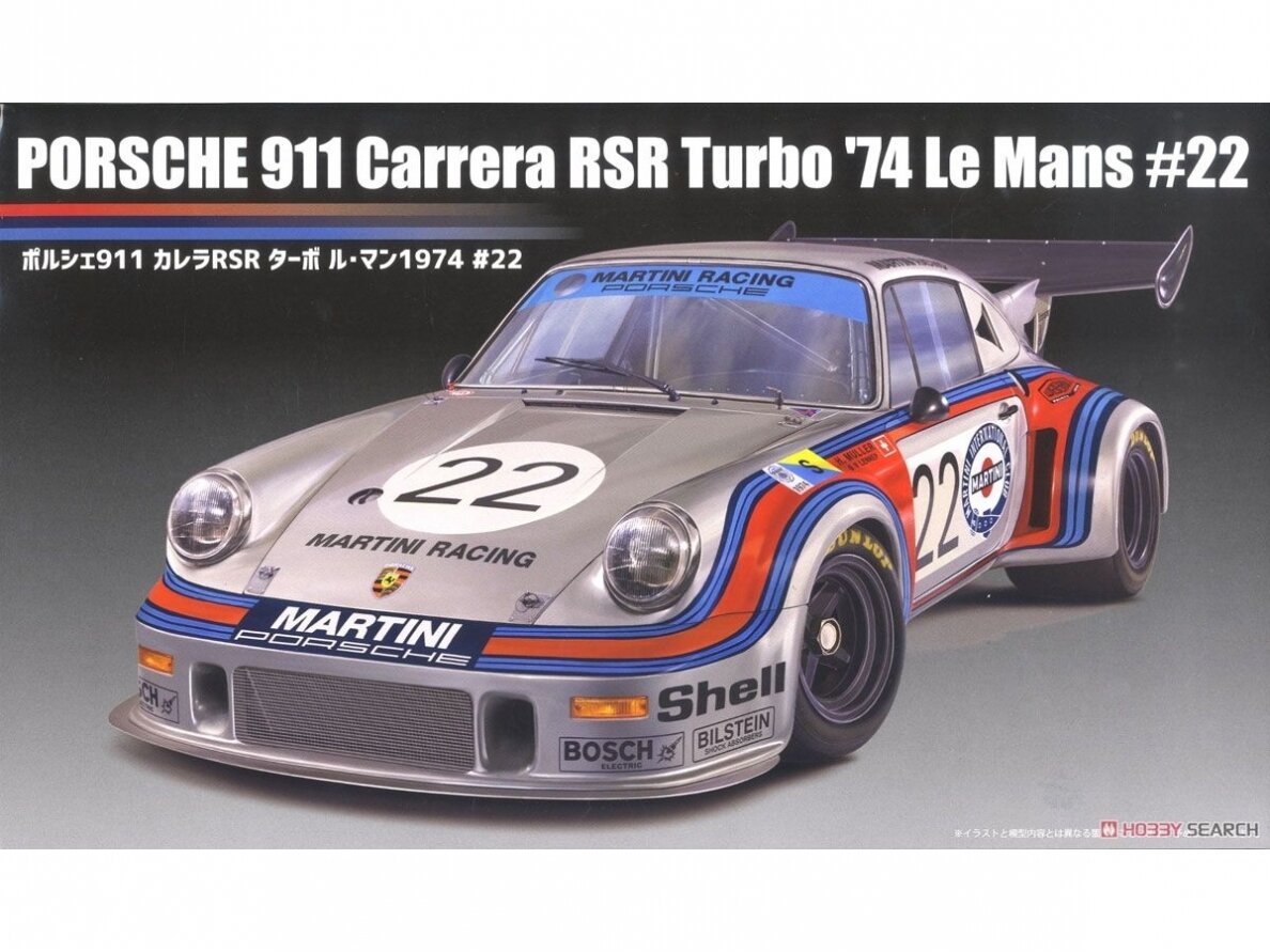 12648  автомобили и мотоциклы  Porsche 911 Carrera RSR Turbo Le Mans 1974 #22  (1:24)