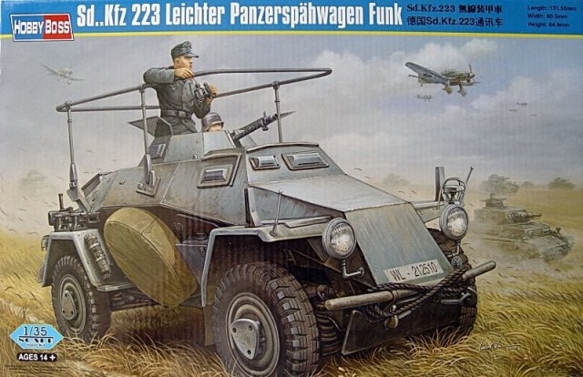 82443  техника и вооружение  Sd.Kfz. 223 Leichter Panzerspahwagen Funk  (1:35)