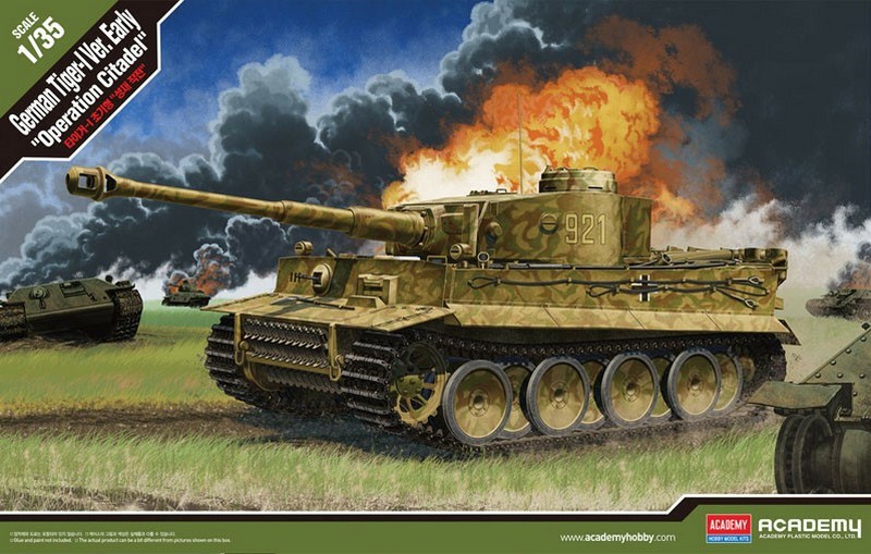 13509  техника и вооружение  Pz.VI Tiger-I (early ver.) "Operation Citadel"  (1:35)