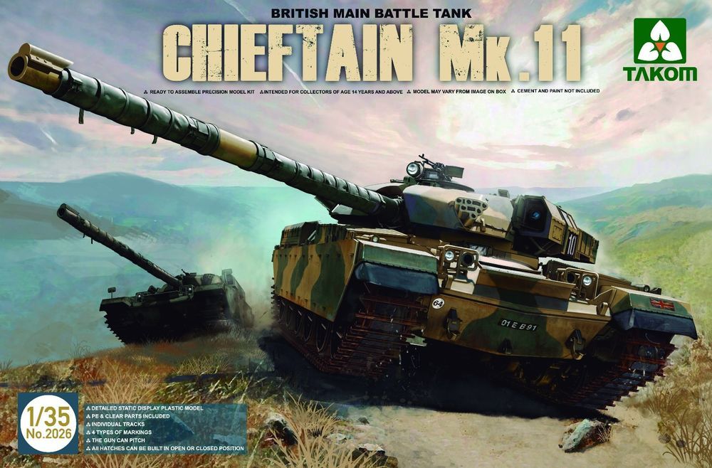 2026  техника и вооружение  Chieftain Mk.11  (1:35)