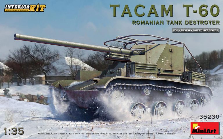 35230  техника и вооружение  TACAM T-60 ROMANIAN TANK DESTROYER. INTERIOR KIT  (1:35)